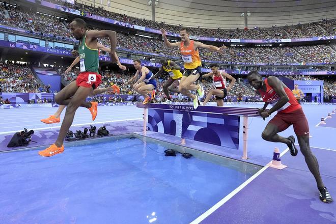 Dani Arce, en las semifinales de 3.000 metros obstáculos.