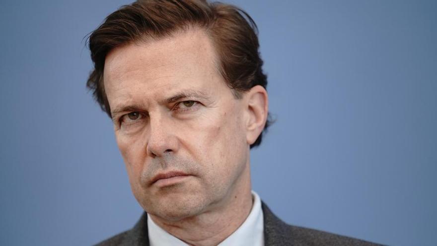 Regierungssprecher Steffen Seibert bei einer Pressekonferenz im August 2020.