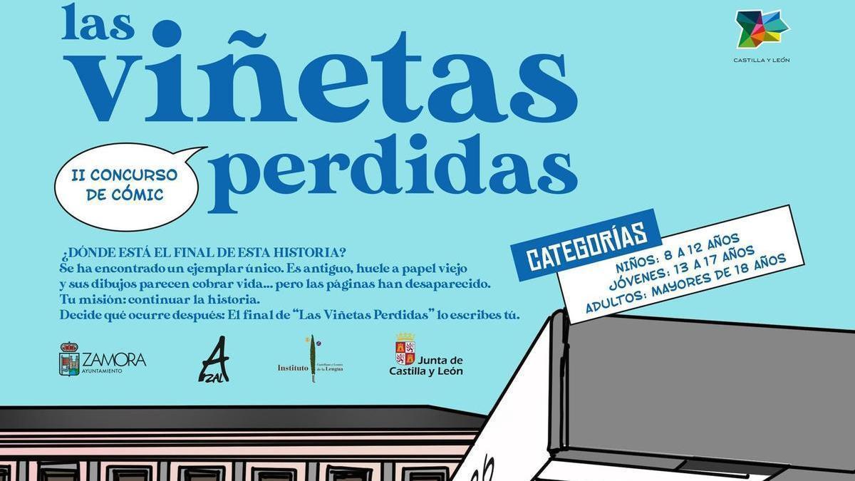 Cartel del concurso de cómics