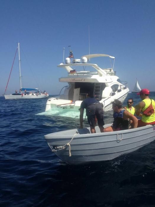 Rescatan a diez tripulantes de un yate