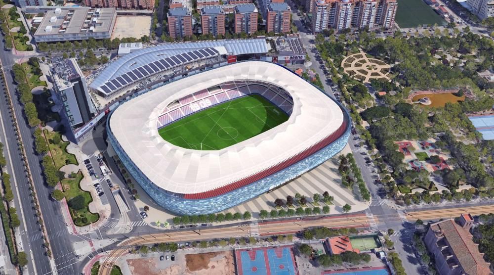 Así será el nuevo estadio Ciutat de València