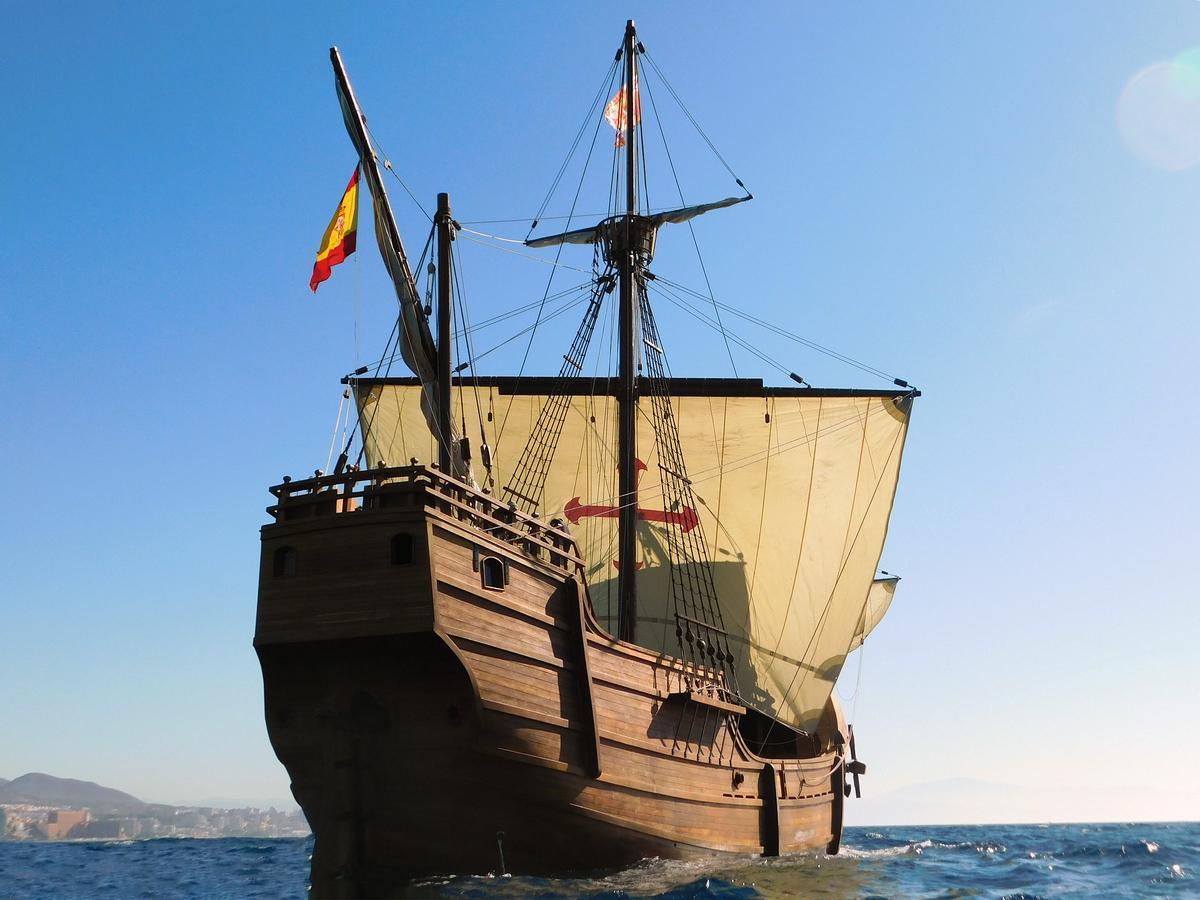 La Santa María fue la nave que capitaneó Cristóbal Colón en su primer viaje a América