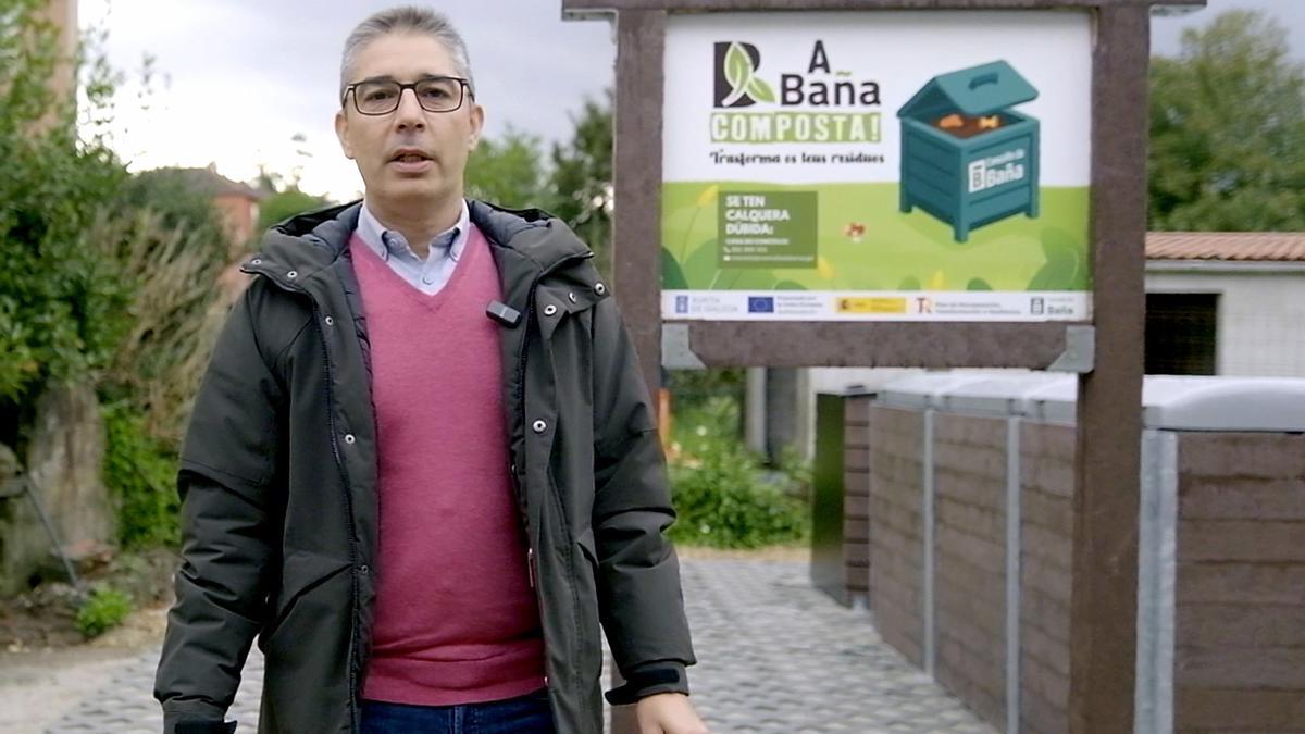 O rexedor, José Antonio Pereira, anima á veciñanza a reciclar no vídeo.