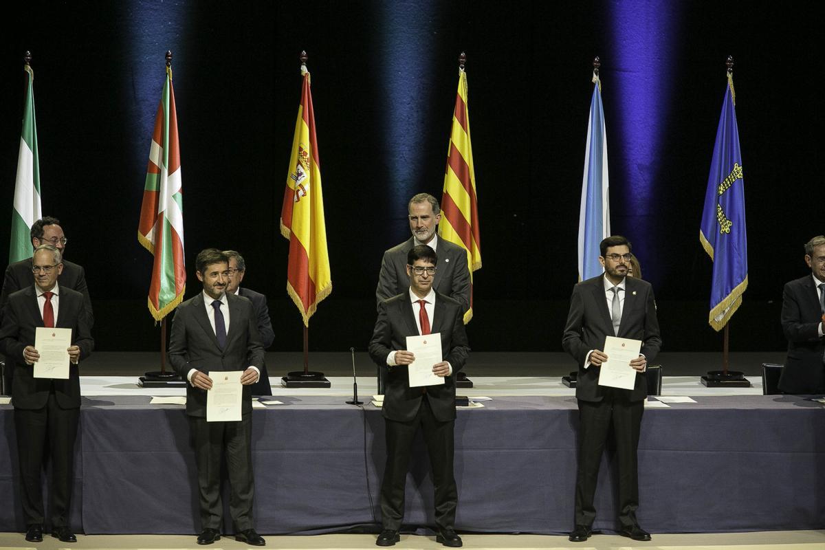 El rey Felipe VI preside en Barcelona la entrega de despachos a los nuevos jueces