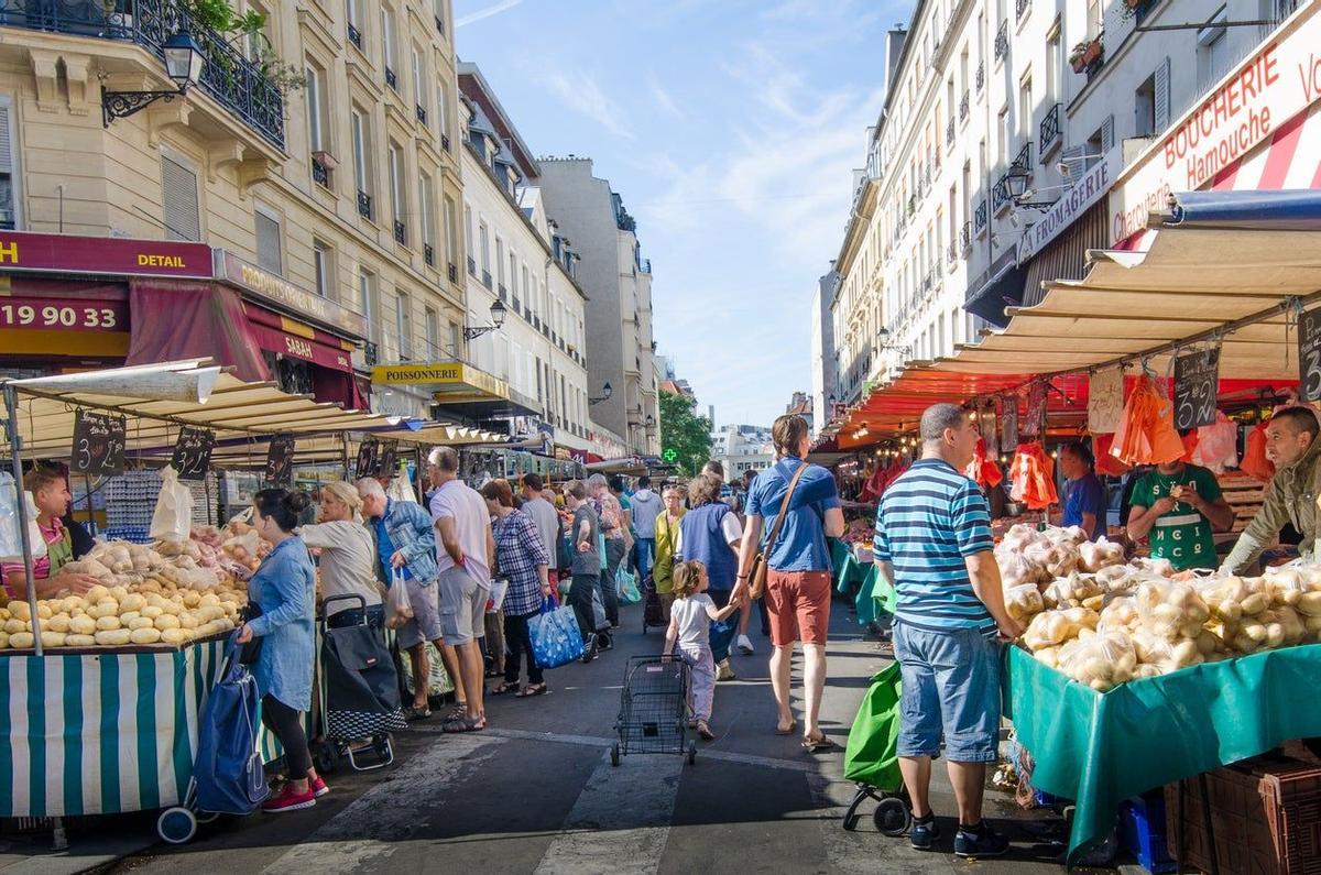 Mercado callejero 'Marche d’Aligre', París