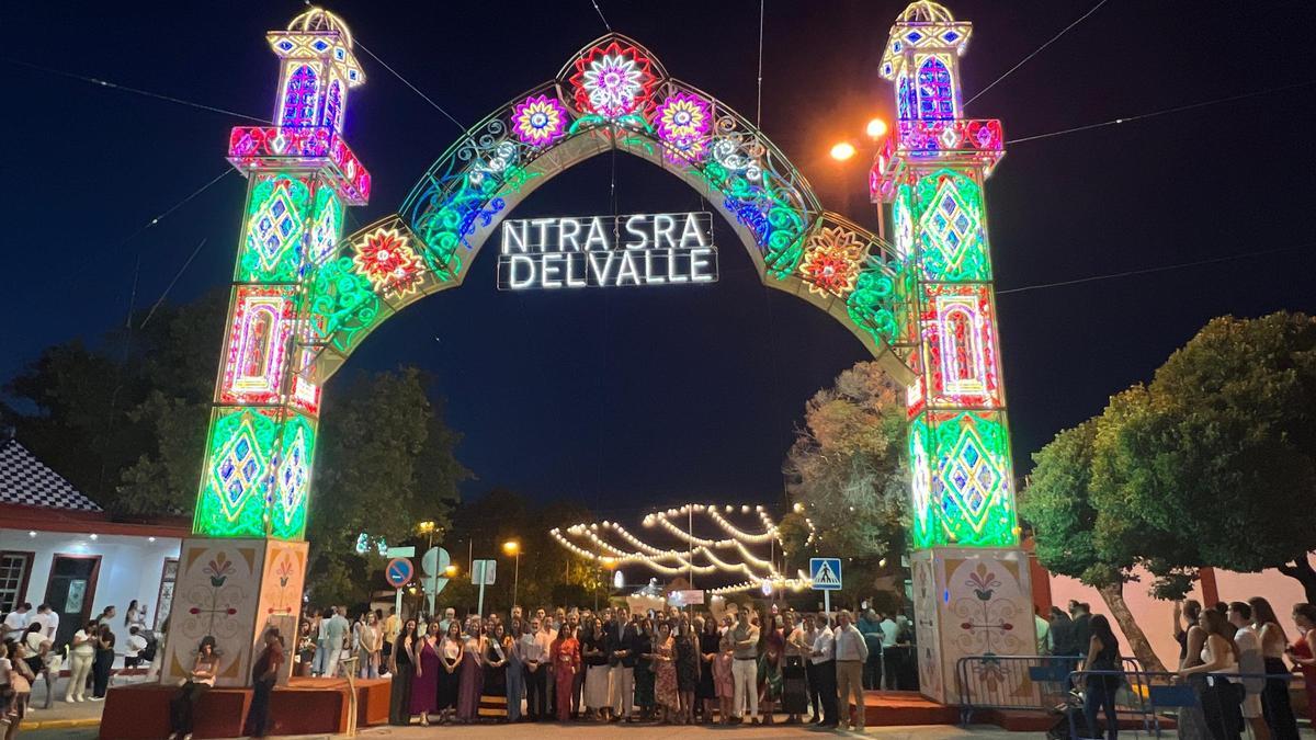 Portada de la Feria del Valle de Lucena, en una imagen de archivo.