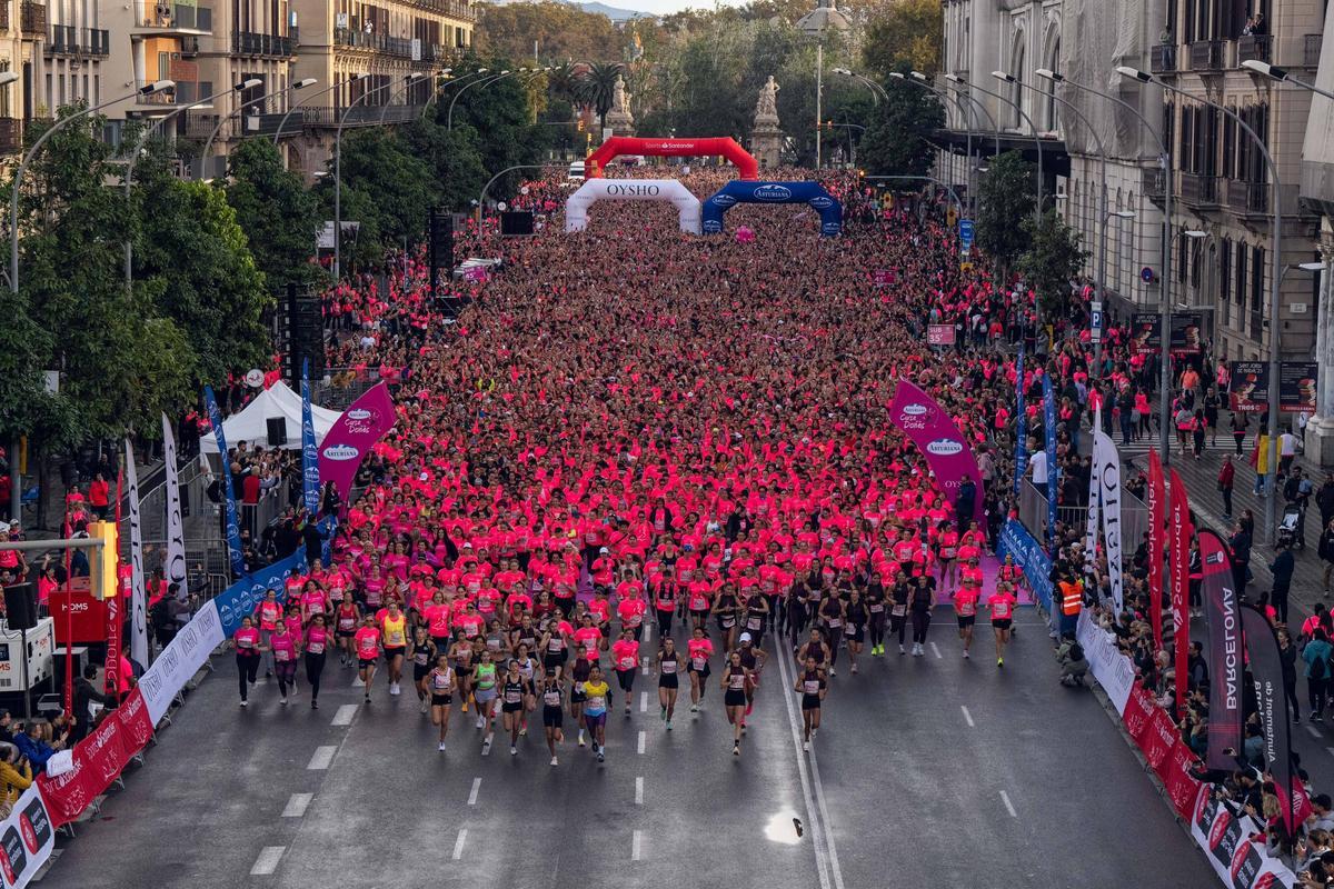 Búscate en la Cursa de la Dona: el gran evento con récord de participación y recorrido renovado