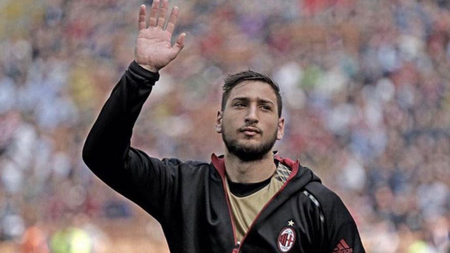 Donnarumma, jugador del AC Milan.