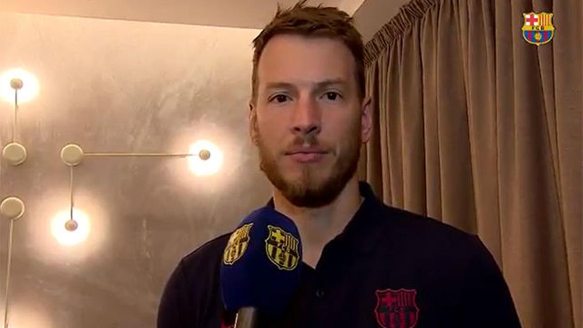 Así ha sido la primera entrevista de Neto como jugador del FC Barcelona