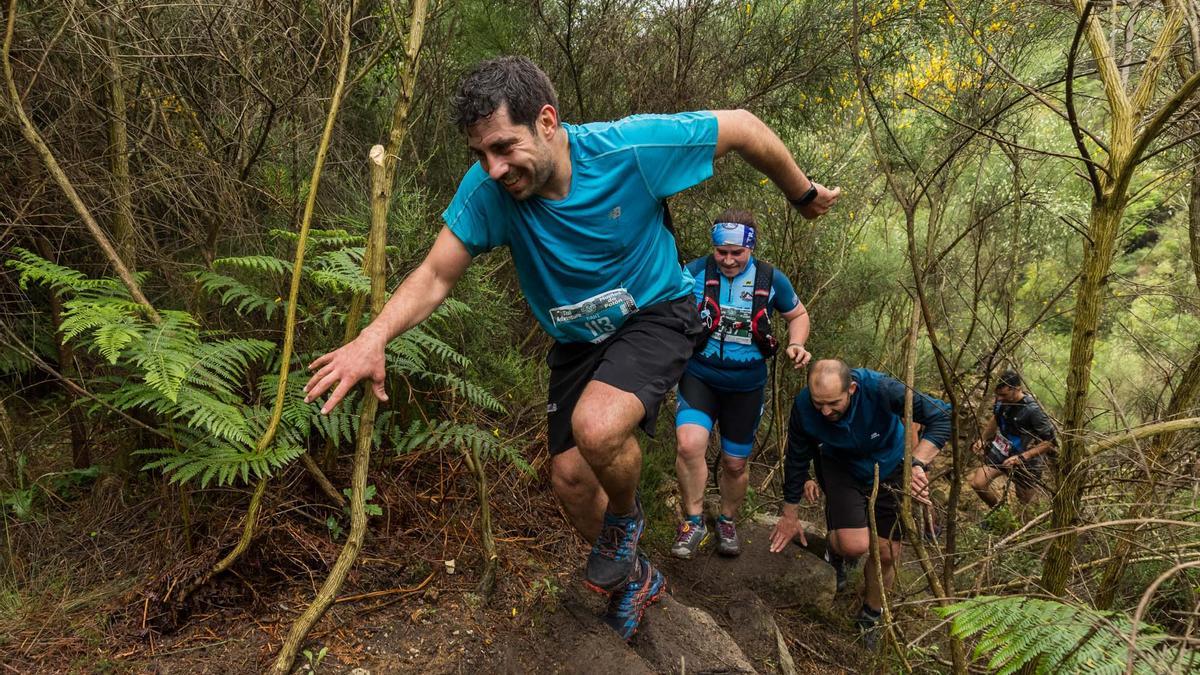 El trail presentaba zonas de perfil duro.