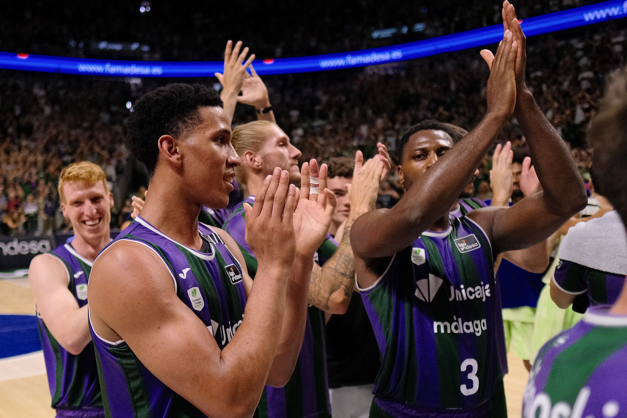 Tercer partido de los cuartos de final ACB I Unicaja - Málaga