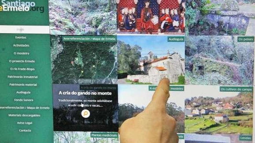 El concello pone en valor el patrimonio de Ermelo con una web y paneles informativos