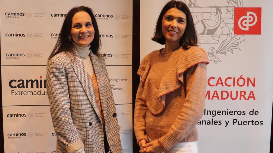 Marta García y Lorena Gómez, ingenieras de caminos.