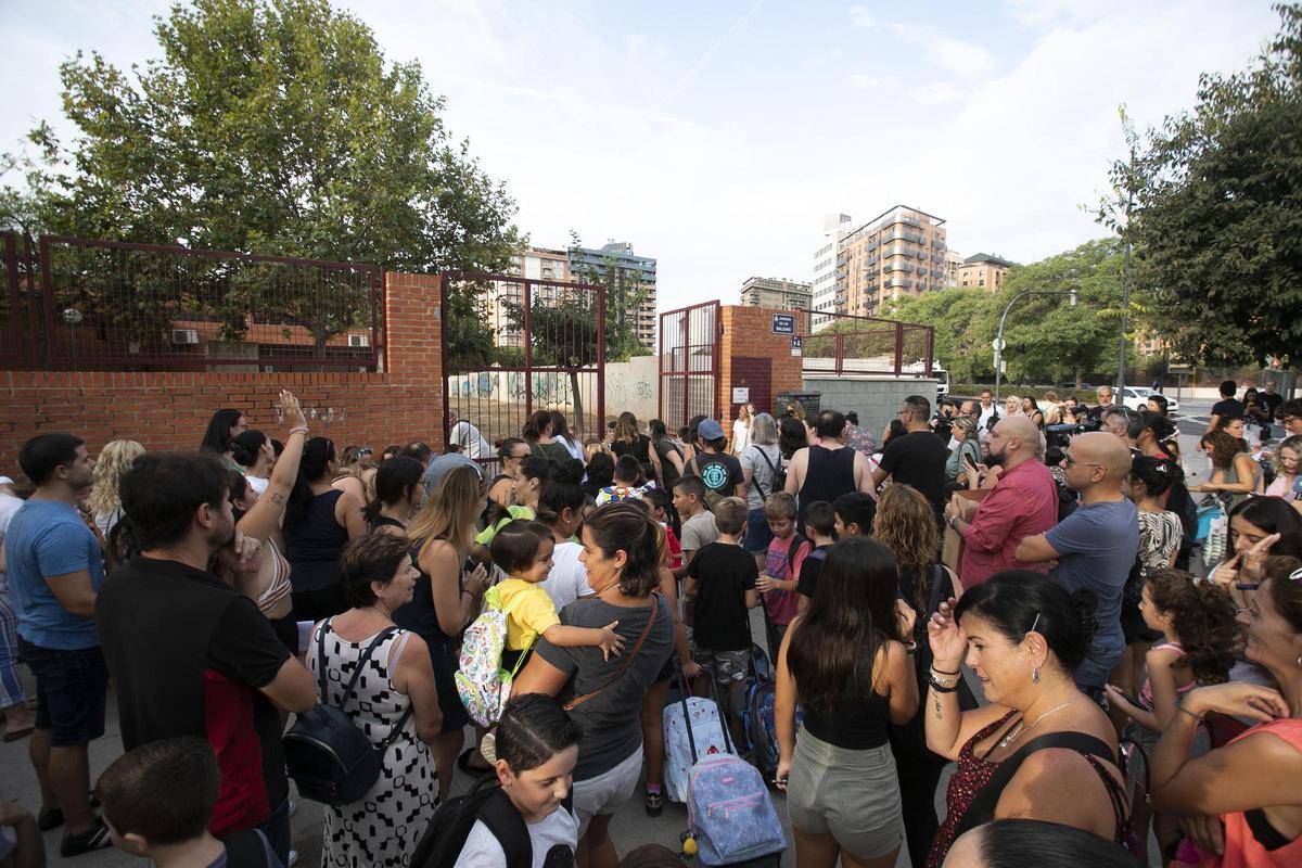 Valencia. Inicio del curso escolar, CEIP El Grau