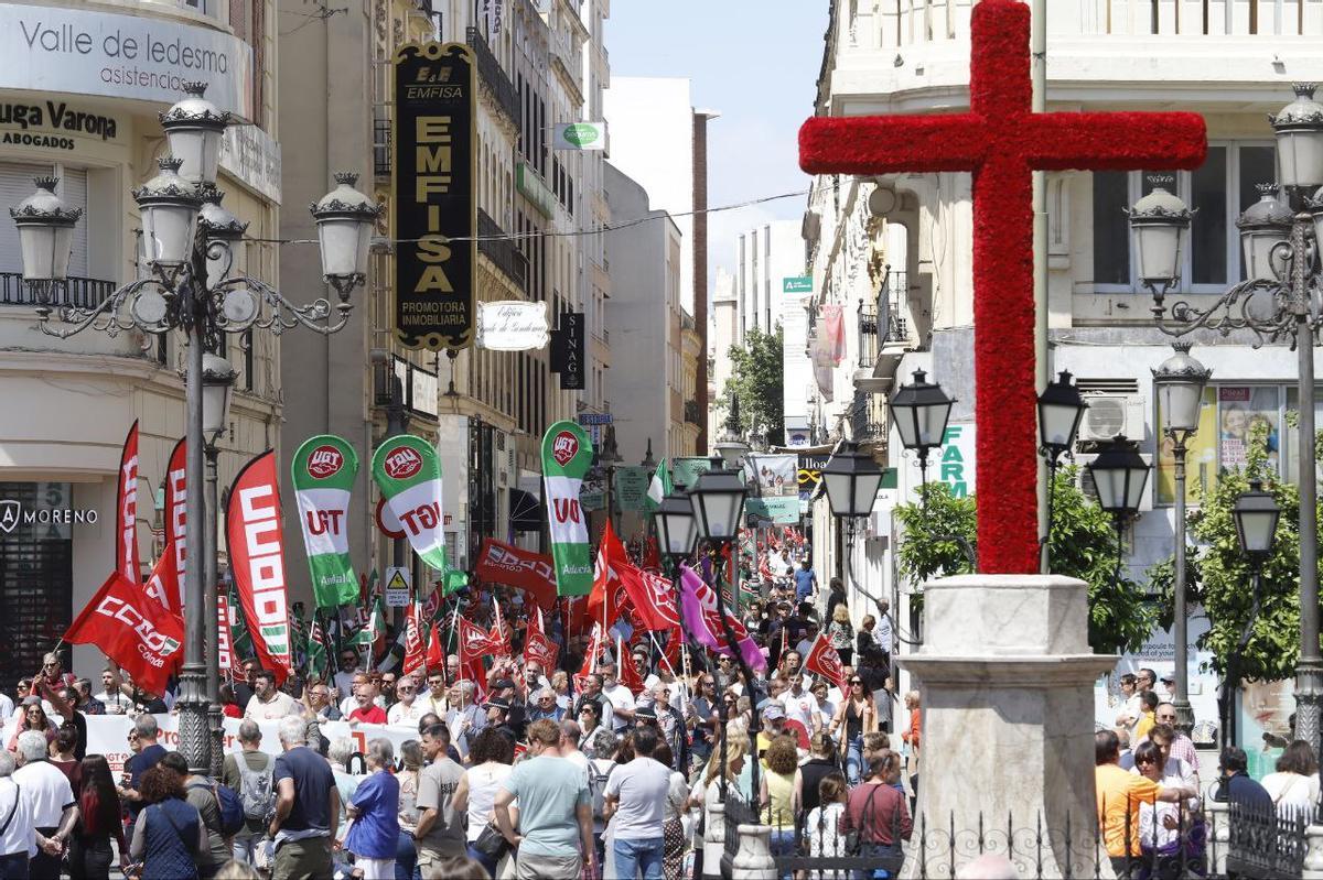 La manifestación del Primero de Mayo, en imágenes