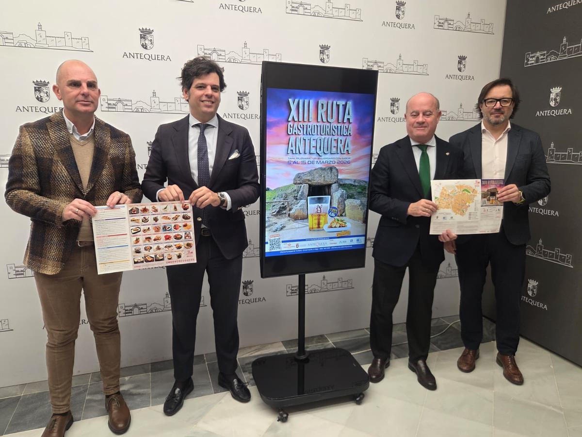 Presentación de la XIII Ruta Gastroturística 'Tapa Milenaria - Un Aniversario de Sabores' de Antequera