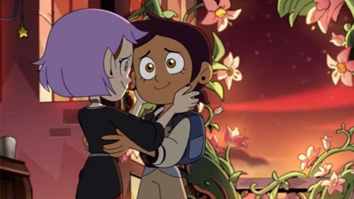 Luz y Amity, protagonistas (y enamoradas) en la serie de animación 'Casa Búho'