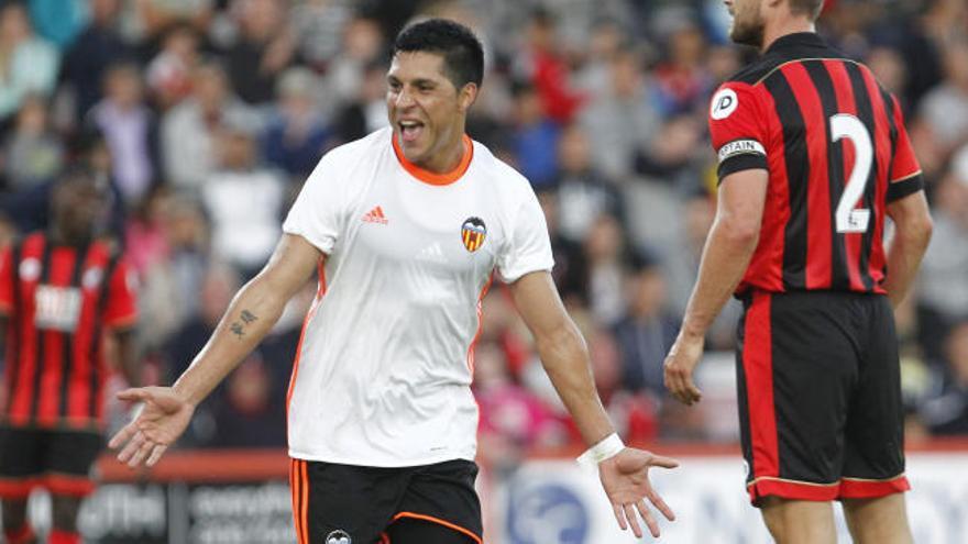 El golazo de Enzo Pérez en el Bournemouth - Valencia