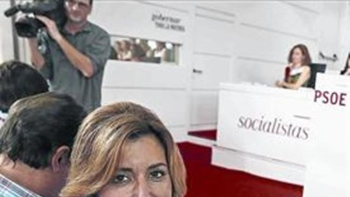 Susana Díaz, en el Comité Federal del PSOE celebrado el sábado.