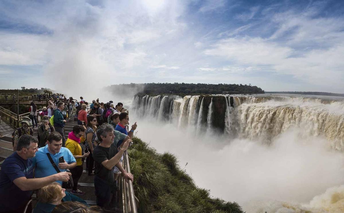 Mirador en las Cataratas del Iguazú