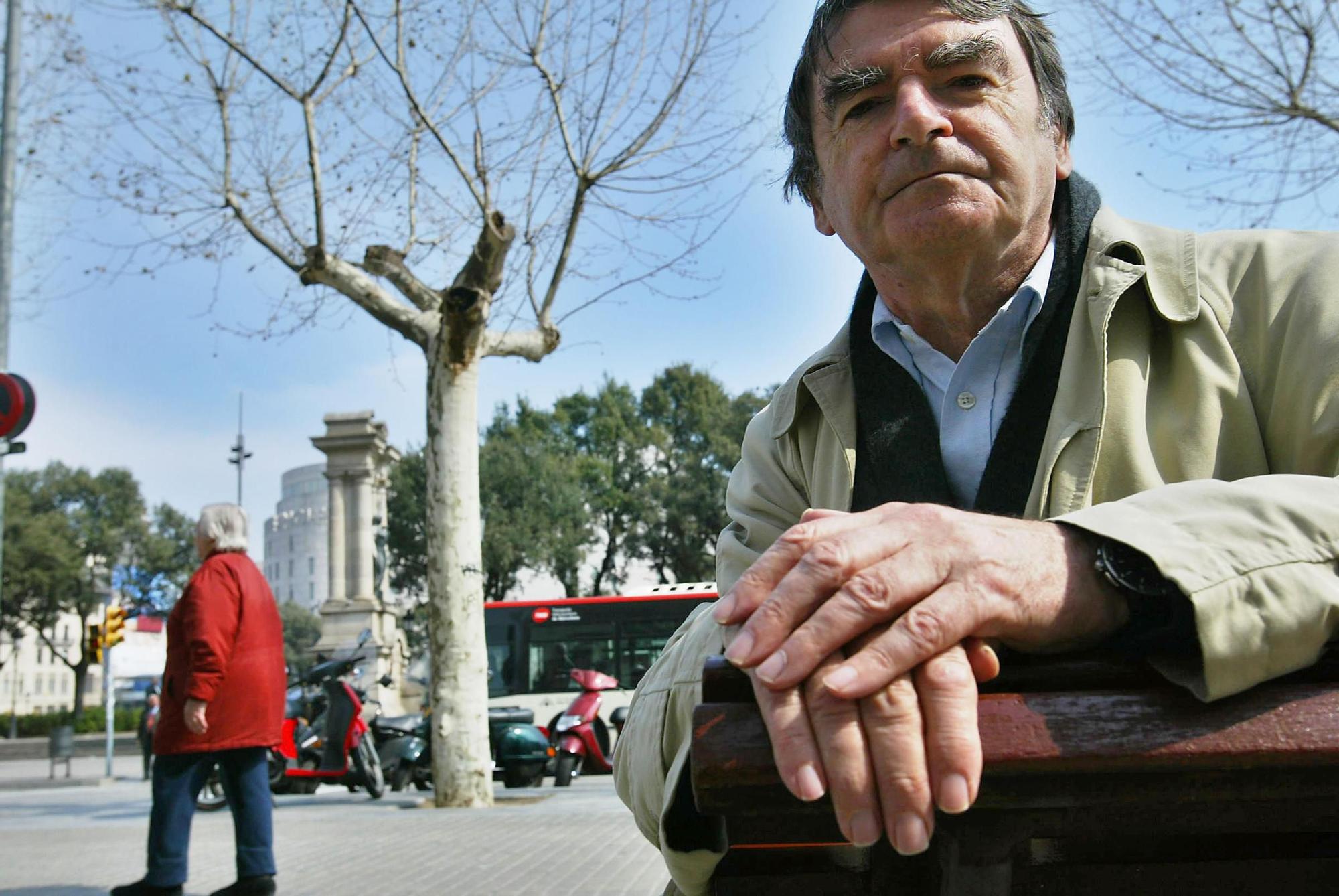 David Lodge, durante una de sus visitas a Barcelona