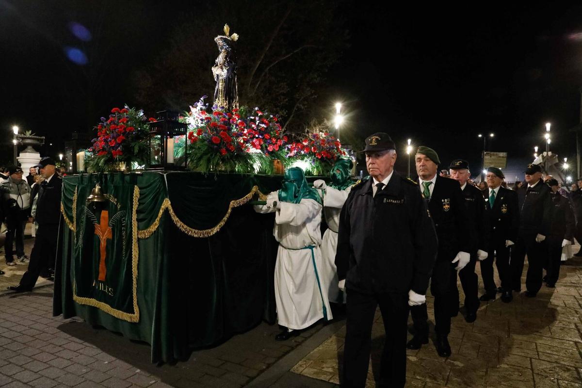Procesión de la cofradía de Jesús de la Esperanza en una imagen de archivo.