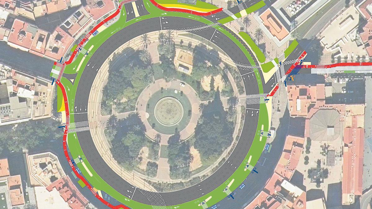 Así será el nodo intermodal de la Plaza Circular.