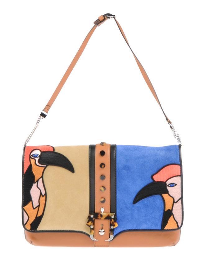 Bolso de Paula Cademartori con dibujos de pájaros