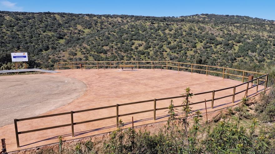 Nuevo mirador sobre el río Almonte de Cáceres