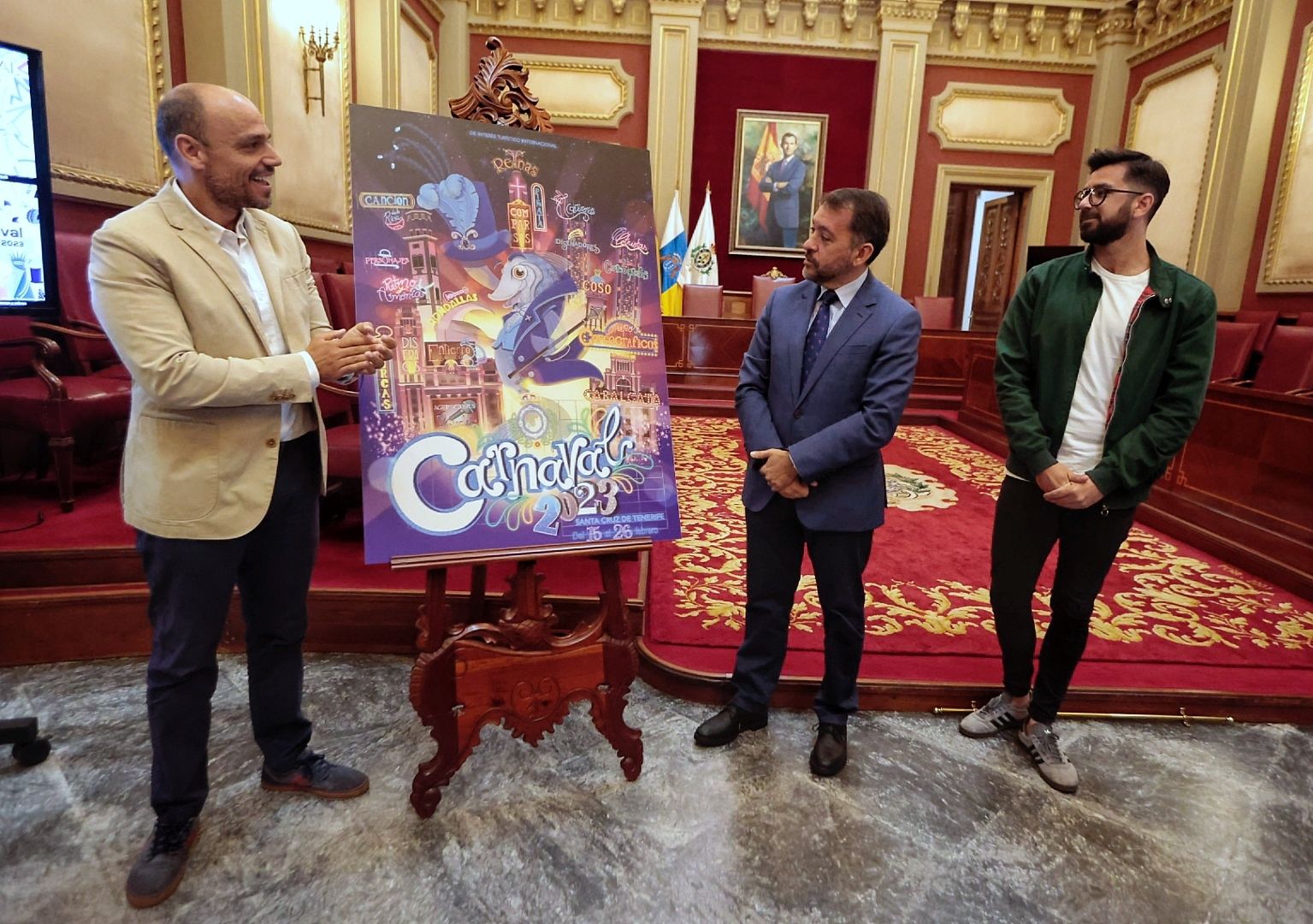 Presentación del cartel del Carnaval de Santa Cruz de Tenerife 2023