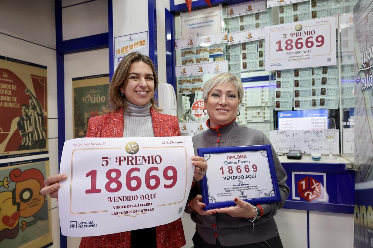 La administración Virgen de la Salceda de Las Torres ha vendido el último quinto premio