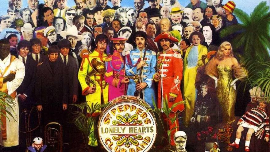 La carátula del disco &#039;Sgt. Pepper&#039;s&#039; de los Beatles.