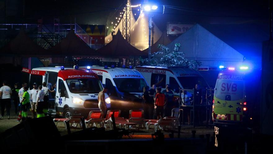 Vídeo: Tragedia en el Medusa Festival, el viento arranca parte del escenario principal