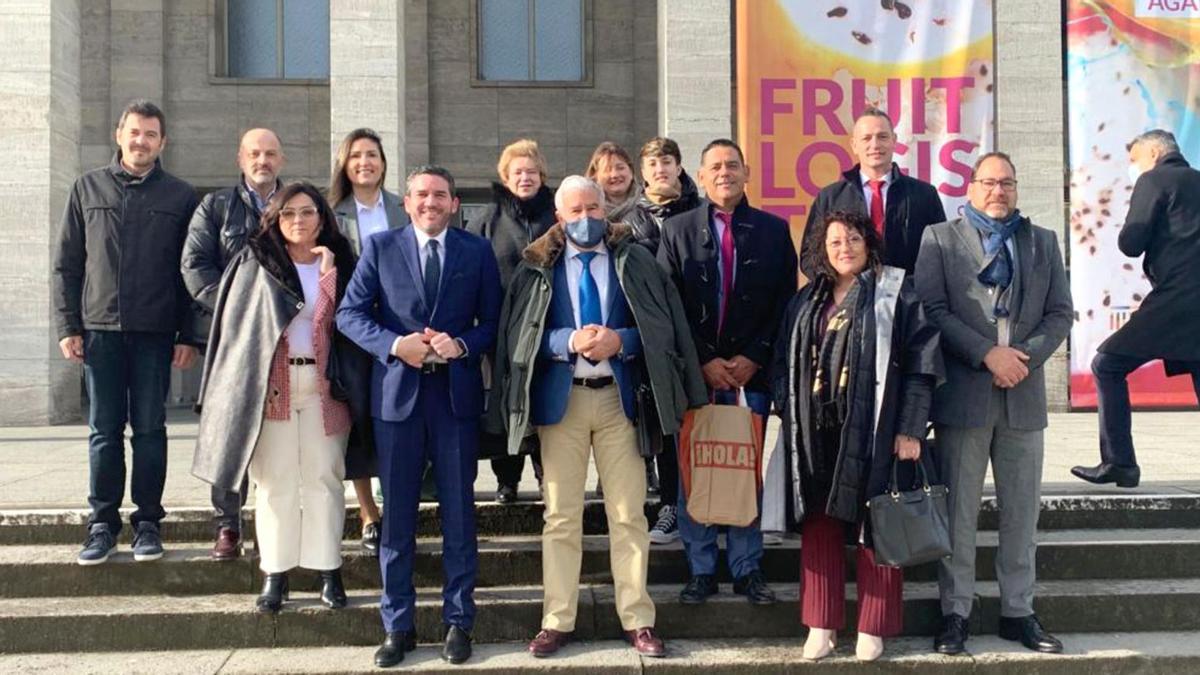 Representación de las cooperativas
murcianas y de Fecoam el pasado
año en Fruit Logistica. cristina heredia