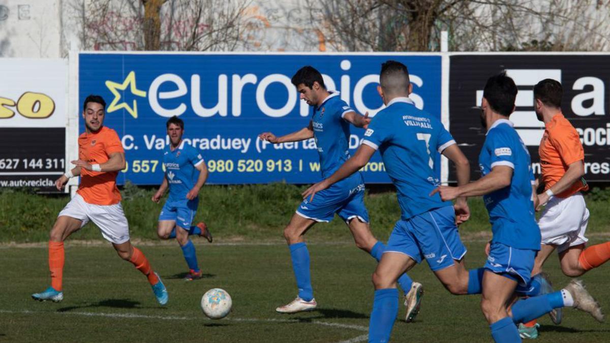 Un avance del Villaralbo en un partido reciente.