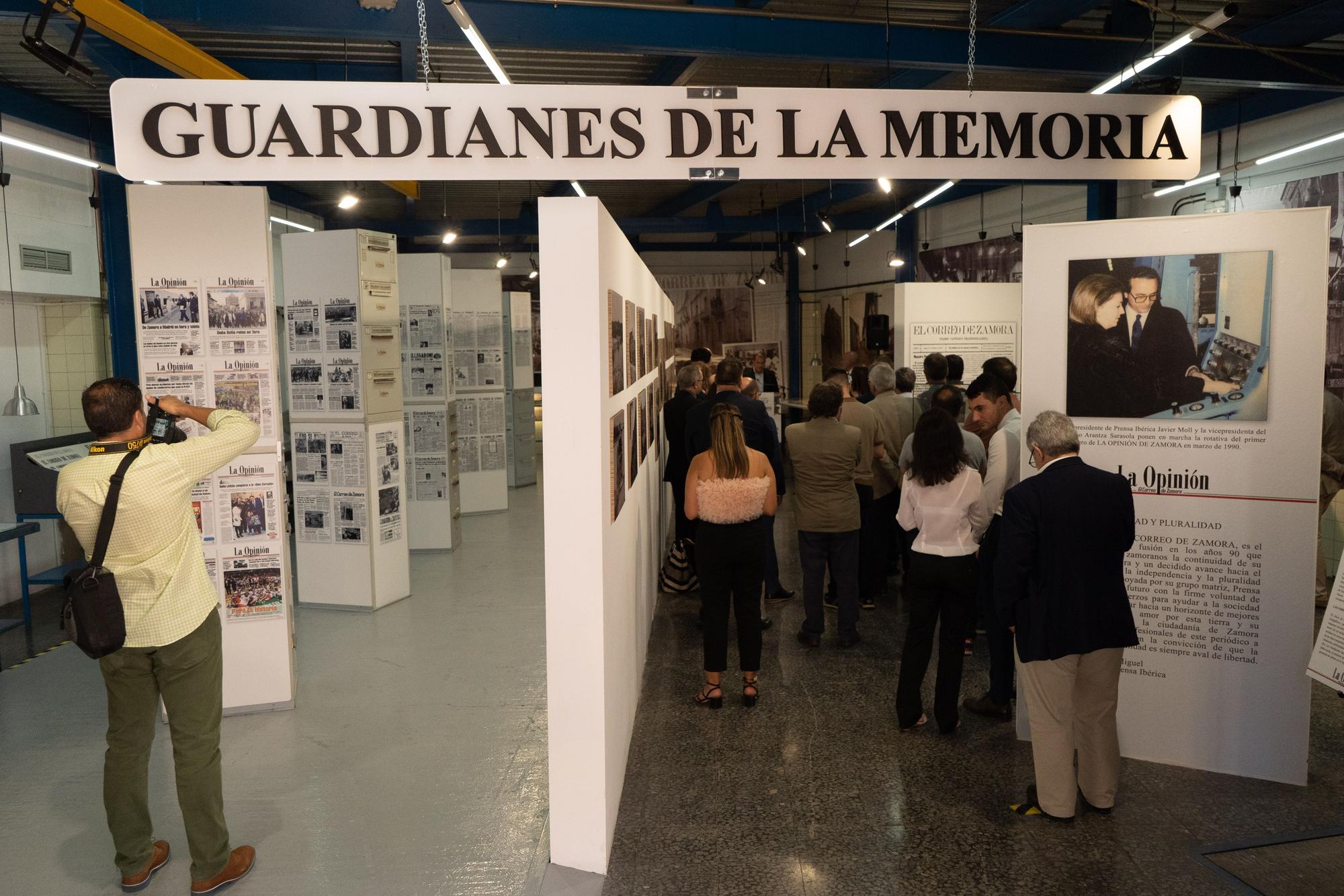 Inauguración del "Museo de la memoria" en la sede de LA OPINIÓN-EL CORREO DE ZAMORA