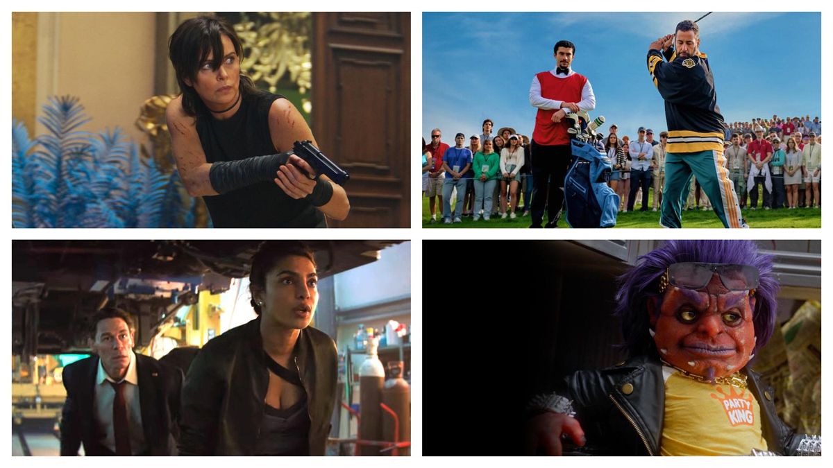Imágenes 'La vieja guardia 2', 'Terminagolf 2', 'Jefes de estado' y 'Franky Freako'