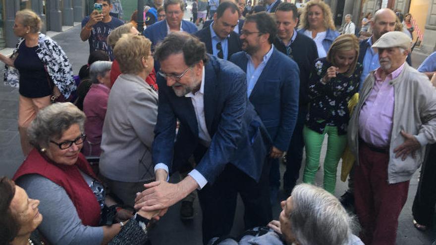 Rajoy en la calle Triana