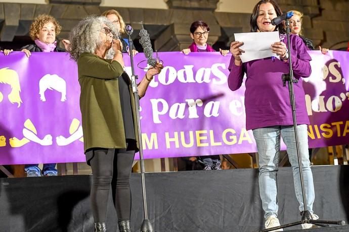 GENTE Y CULTURA 07-03-19  LAS PALMAS DE GRAN CANARIA. 8M Día Internacional de la Mujer. Manifestación por el 8M Día Internacional de la Mujer. FOTOS: JUAN CASTRO