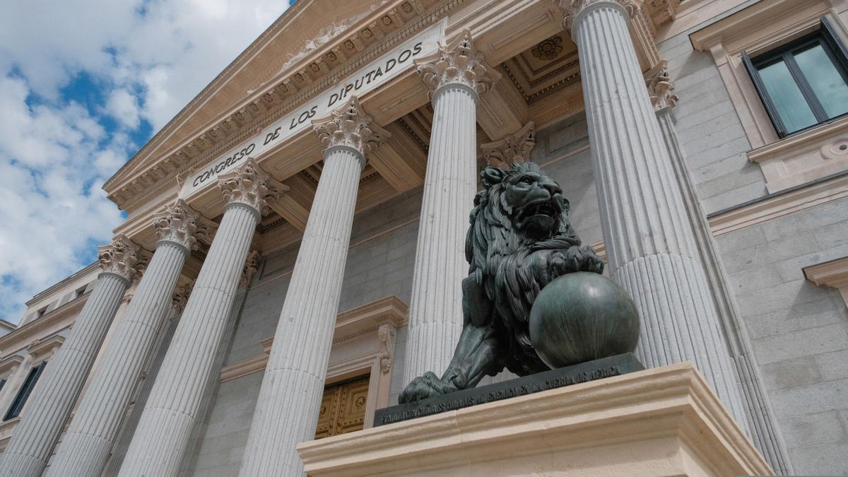 Fachada del Congreso de los Diputados, a 19 de septiembre de 2023, en Madrid (España).