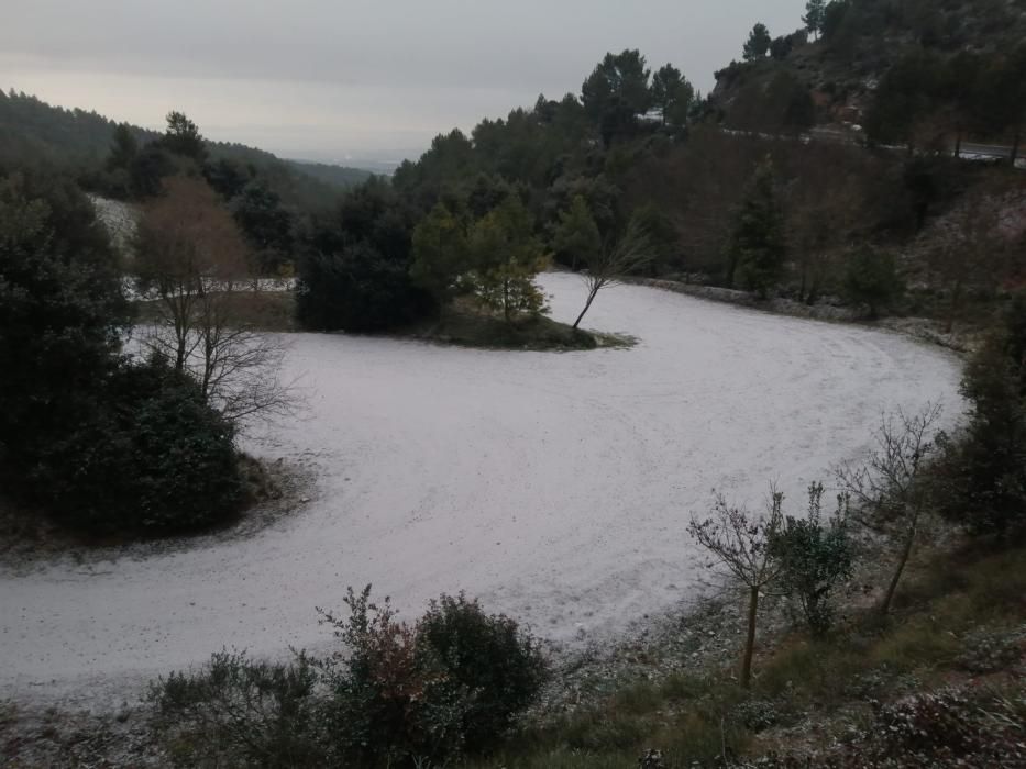 La neu empolsina tímidament la Catalunya Central