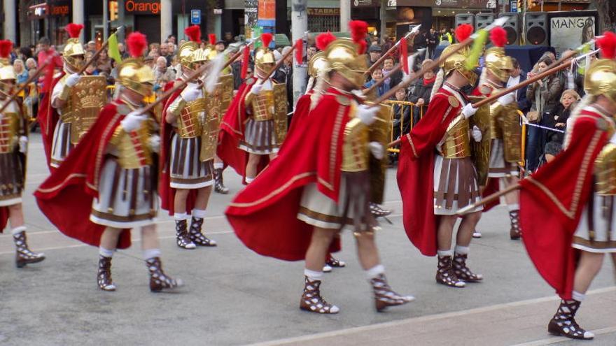 Els Armats en una actuació a la plaça de Sant Domènec