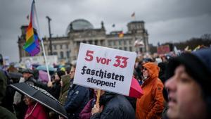 Manifestació contra lextrema dreta a Berlín, Alemanya