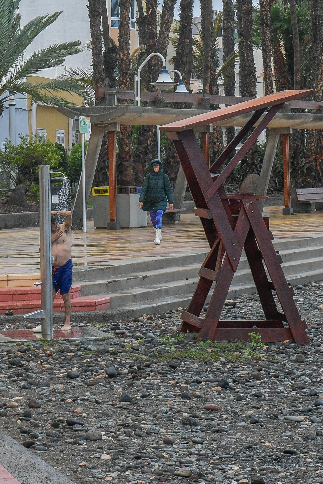 Efectos de la borrasca 'Óscar' en Arinaga