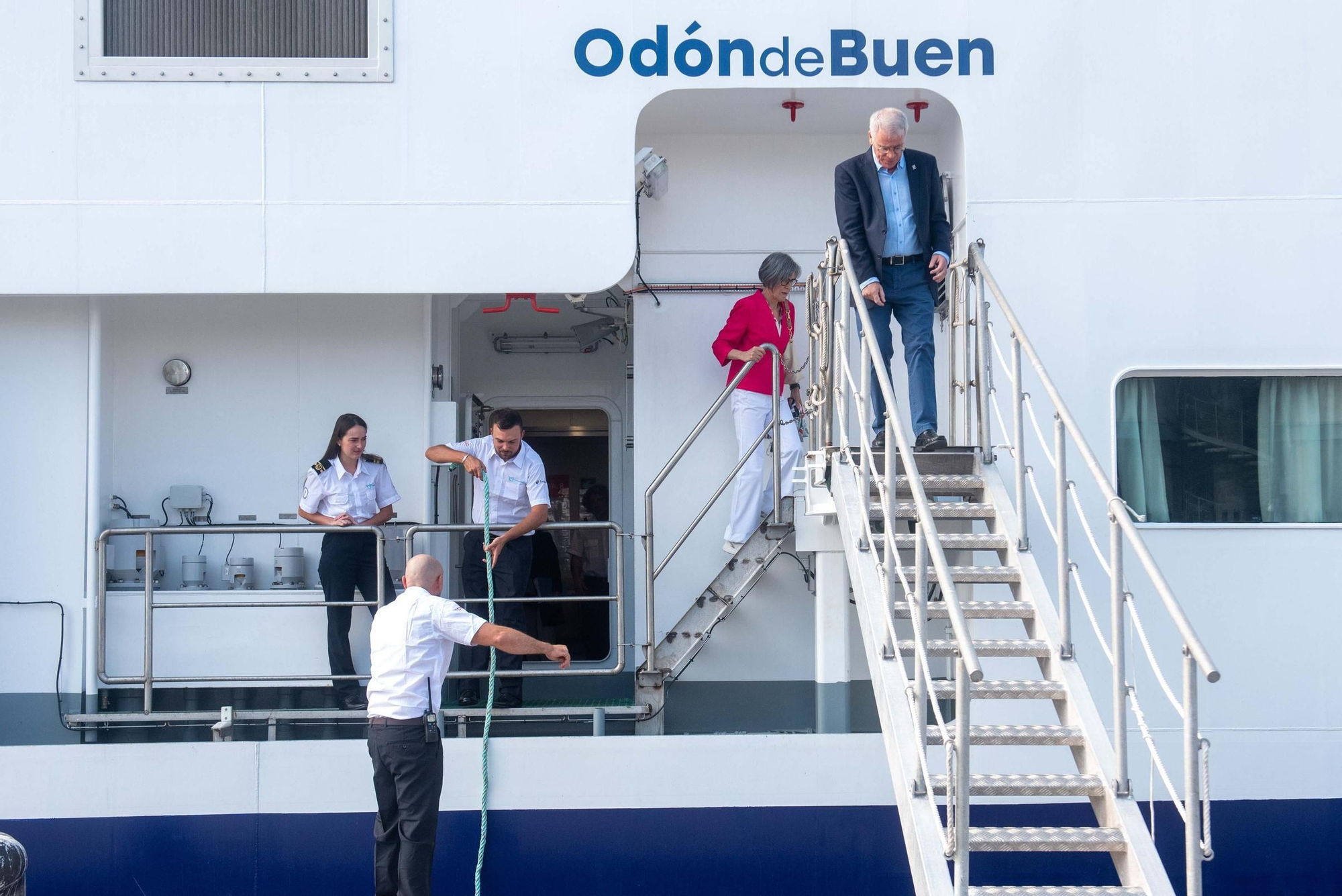 El buque oceanográfico ‘Odón de Buen’ visita A Coruña