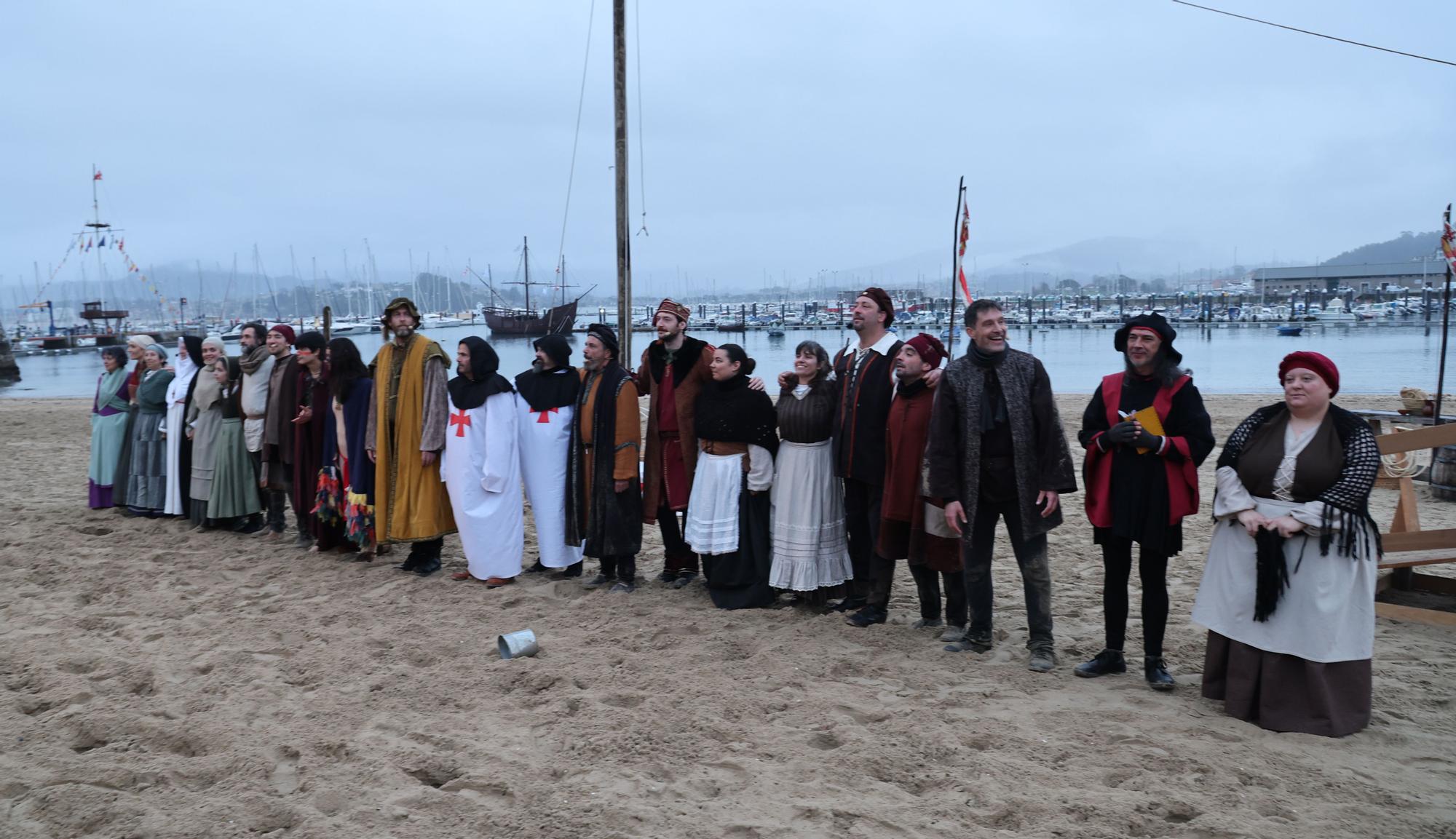 La representación teatral triunfó pese a la lluvia para luego trasladar el ambientazo de fiesta a las calles del casco histórico