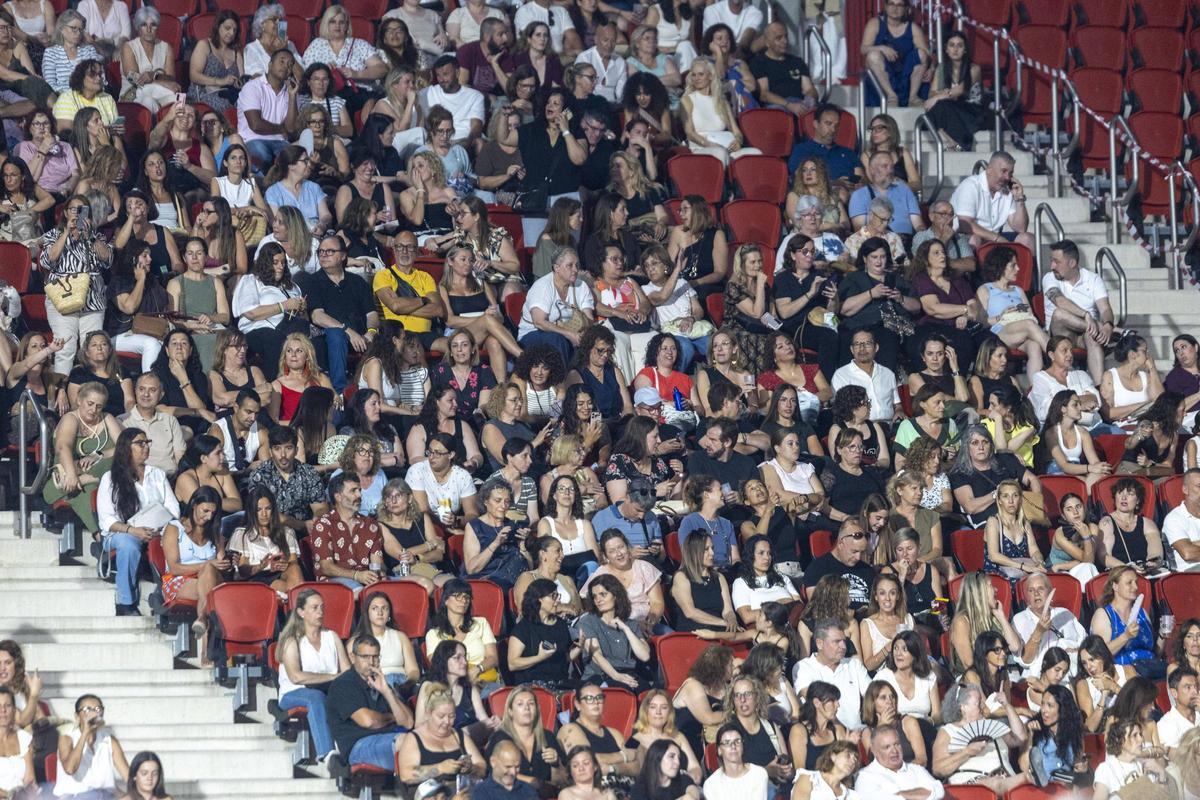 El concierto de Alejandro Sanz en Palma, en imágenes