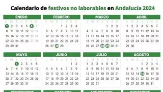 Fiestas y puentes en Andalucía en 2024: así es el calendario laboral