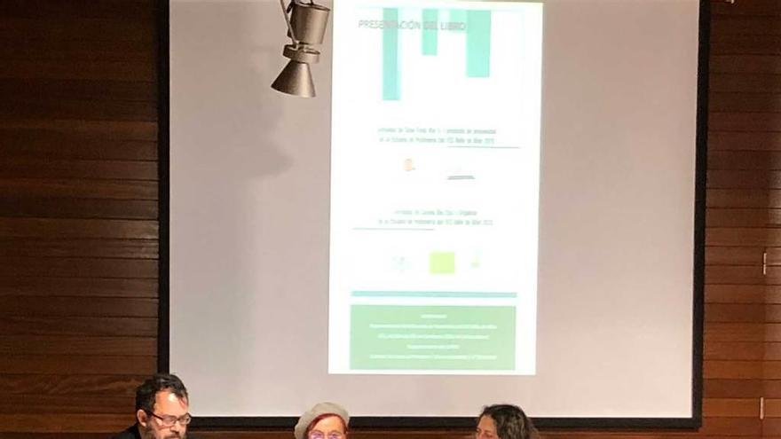 Por la izquierda, Segundo Riesco, Viri Fernández y Margarita Gandullo.