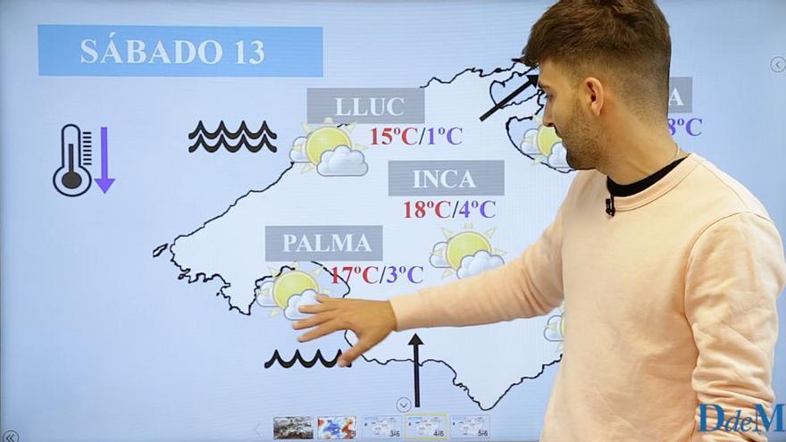 El tiempo del fin de semana en Mallorca: descenso de temperaturas